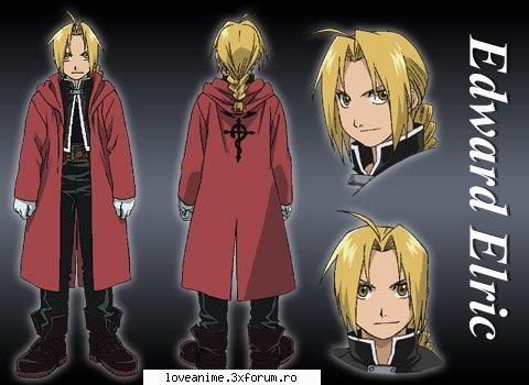 Edward Elric - e foarte dragut e cel mai scump din serial desi - Full Metal Alchemist