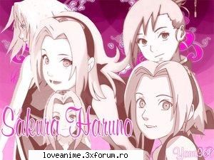 Sakura Haruno - Sakura Haruno este singura membră - Naruto